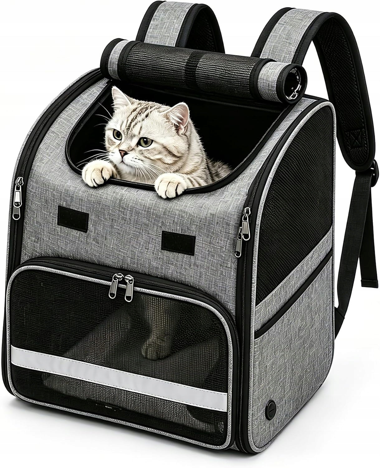 Backpack Transporter for Cat Dog Transporter Bag Strong up to 10kg Reflector