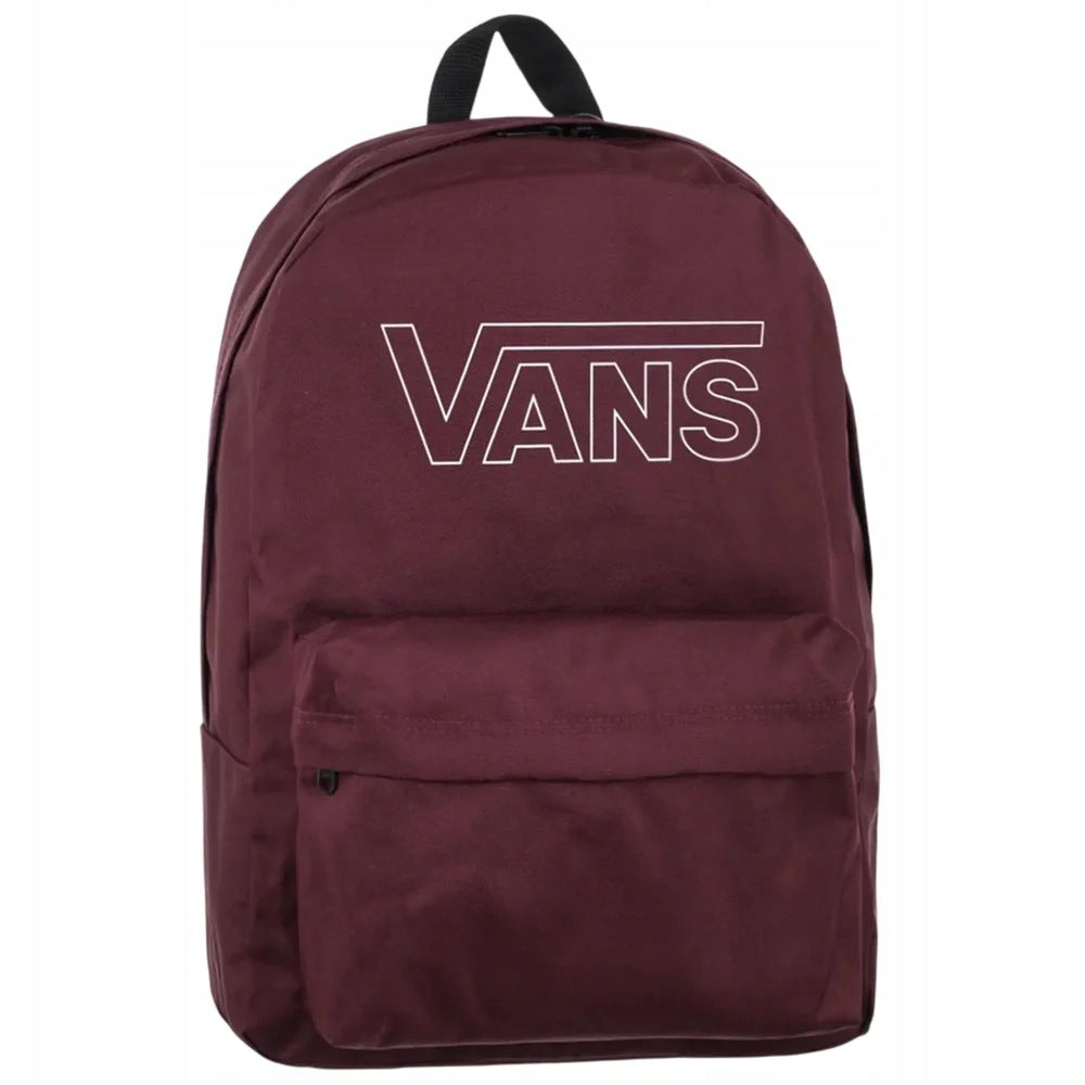 Backpack Vans Old Skool VN00103A4QU1 school burgundy laptop compartment