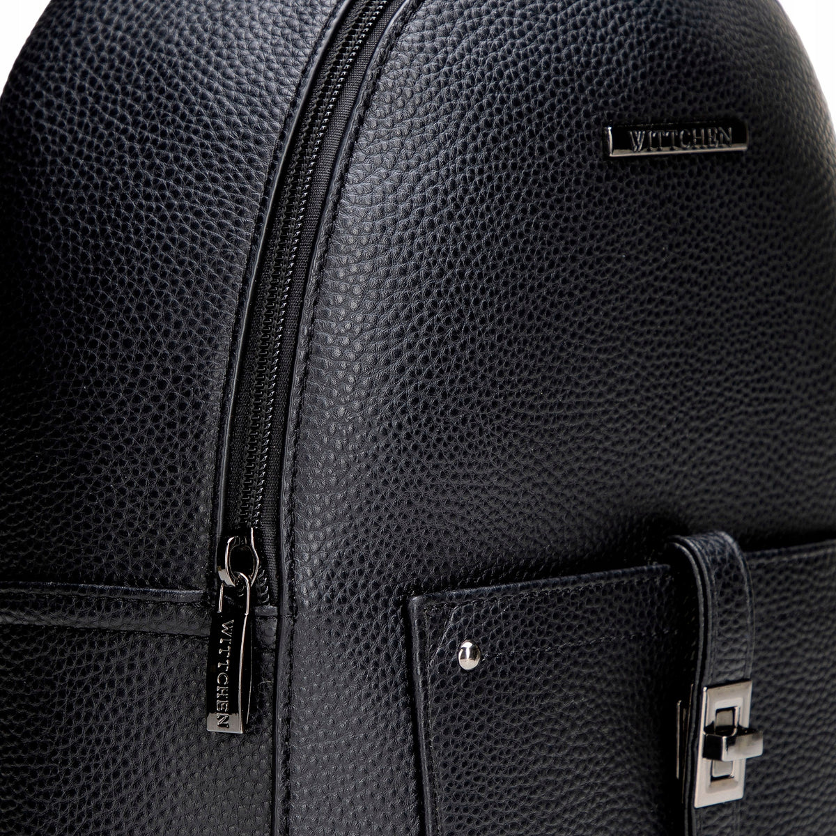 Backpack WITTCHEN women's 29-4Y-003-BG1 eco leather black Manufacturer code 29-4Y-003-BG1