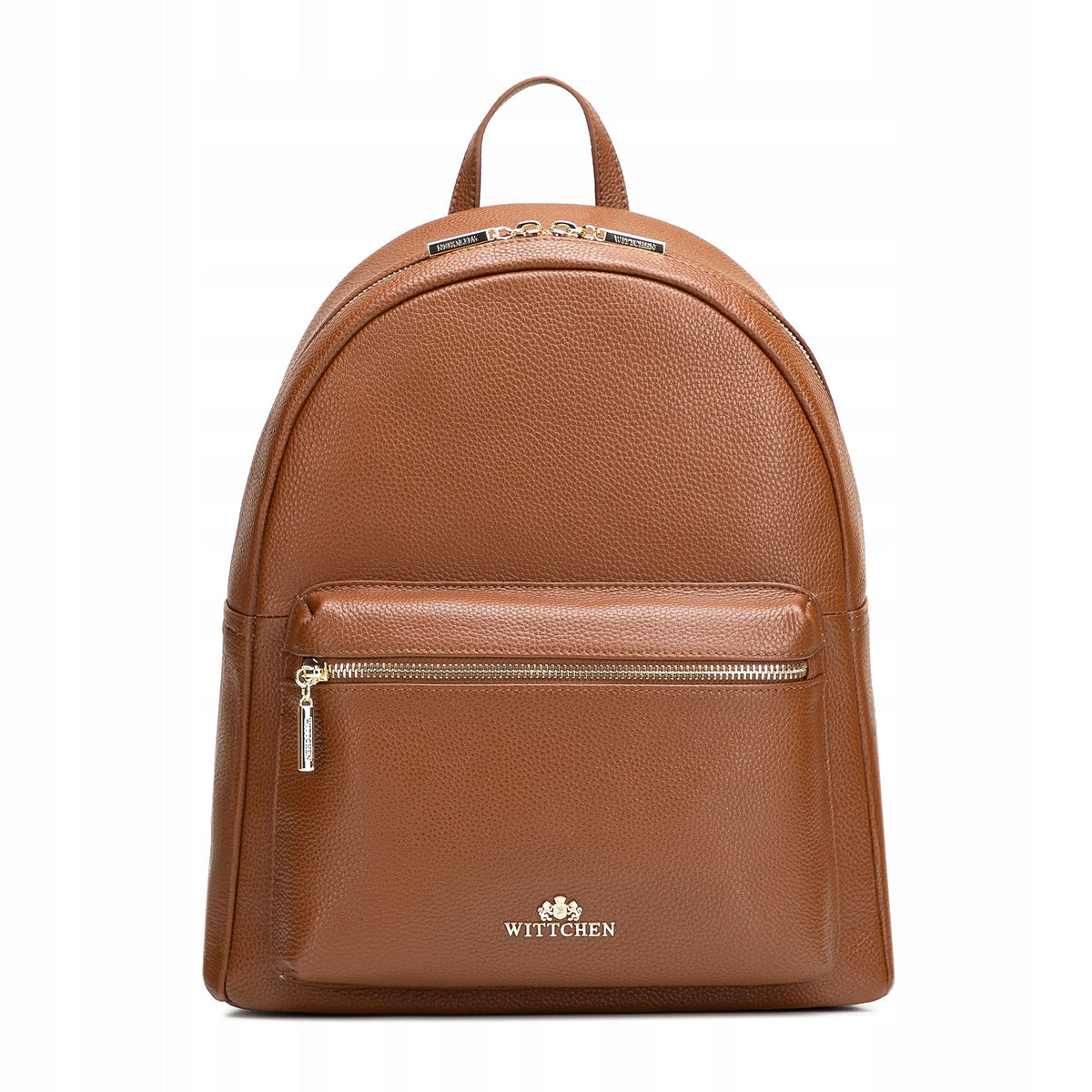 Backpack WITTCHEN women's large genuine leather 102-4E-621-5 light brown