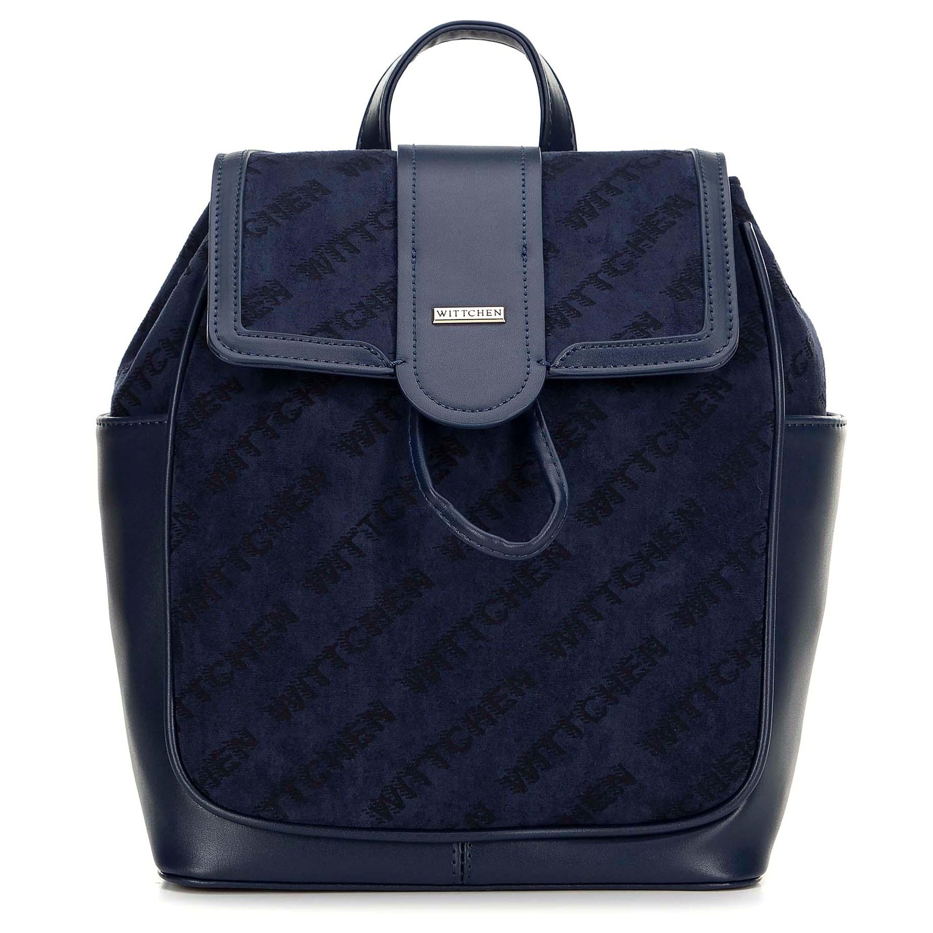 Backpack Wittchen Young 99-4Y-519-7 navy blue with eco-leather