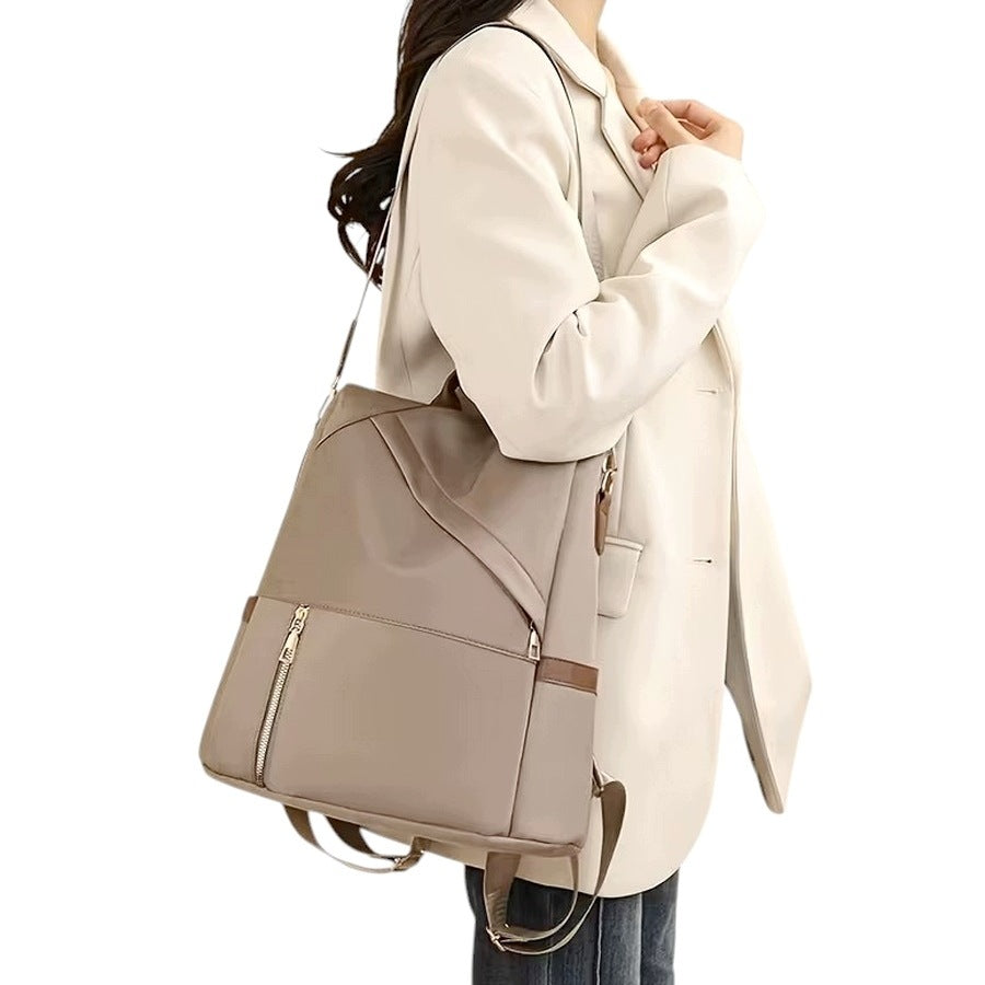 Backpack Women's Bag Cream Beige 2in1 Anti-Theft Urban Backpack Brand Likado