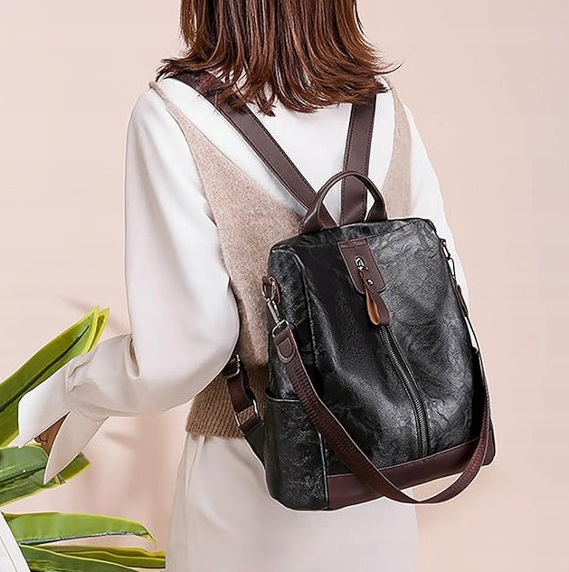 Backpack Women's handbag leather bag backpack eco leather ELEGANT urban Packaging status original