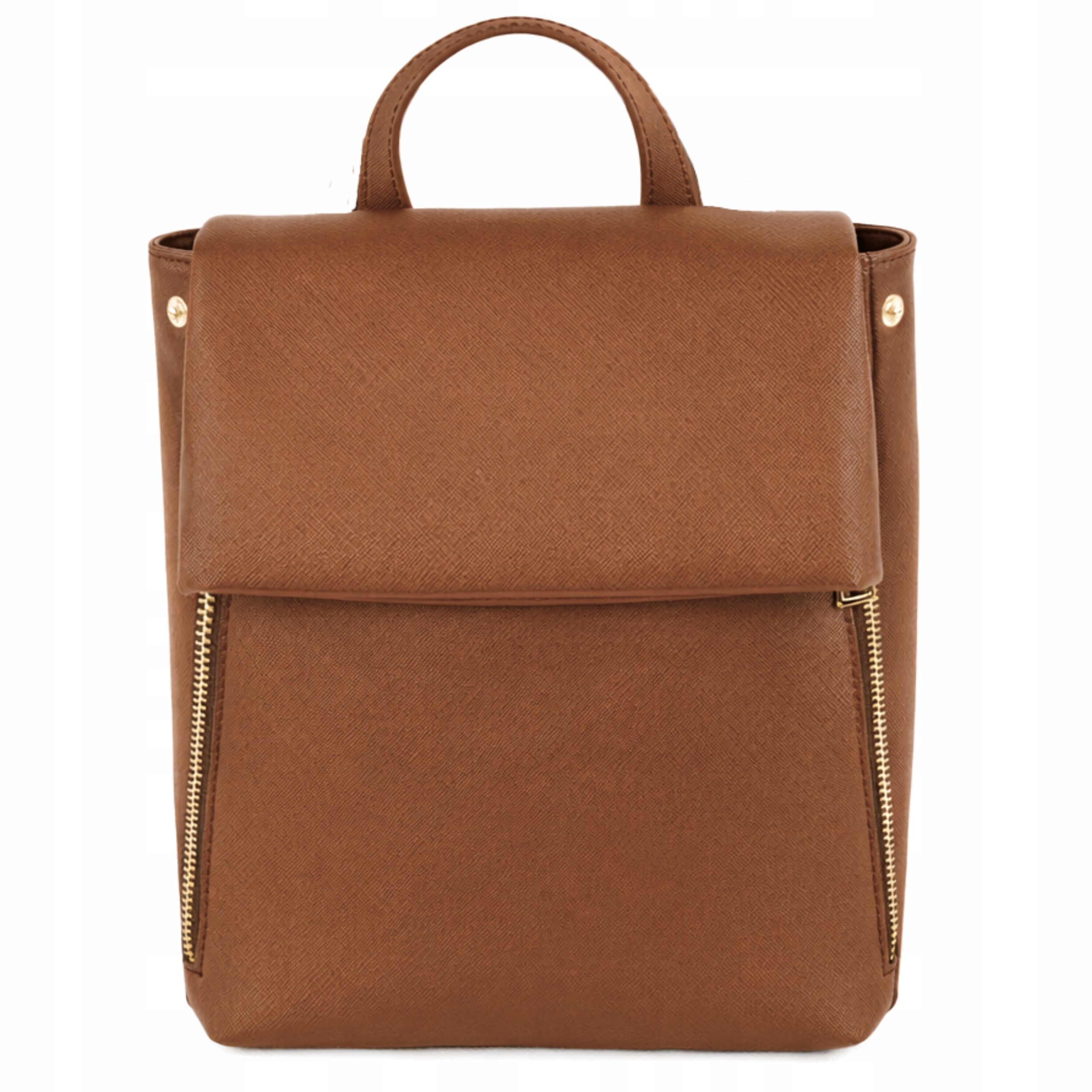 Backpack Women's urban small brown backpack elegant roomy strong SOLIER Packaging status original
