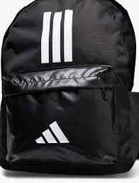 Backpack adidas black with white stamp, pocket ala leather 27 l C7
