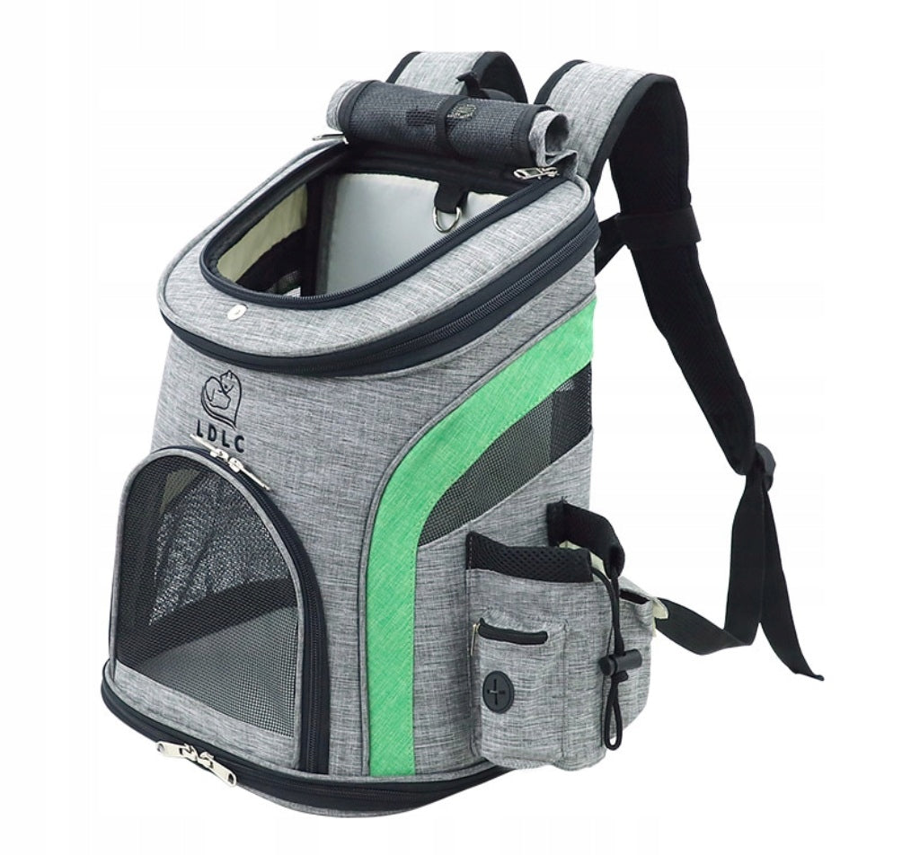 Backpack bag cat dog carrier M GREEN