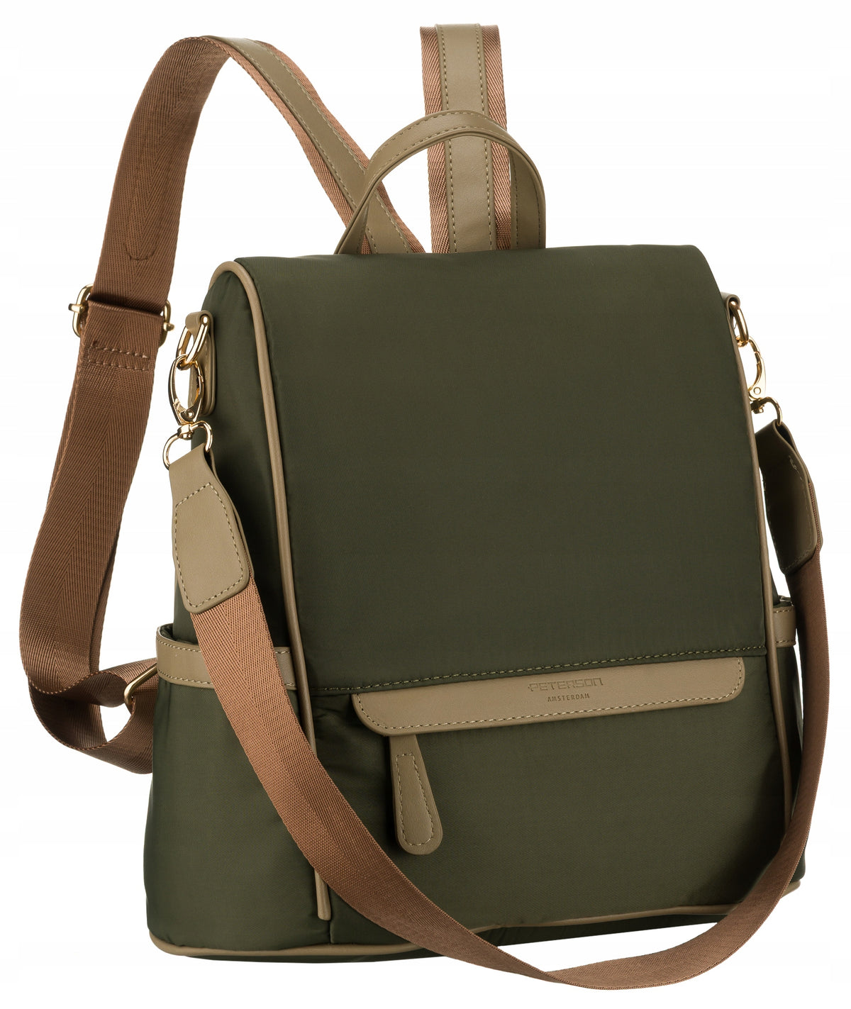 Backpack city bag women's roomy backpack fashionable safe Peterson
