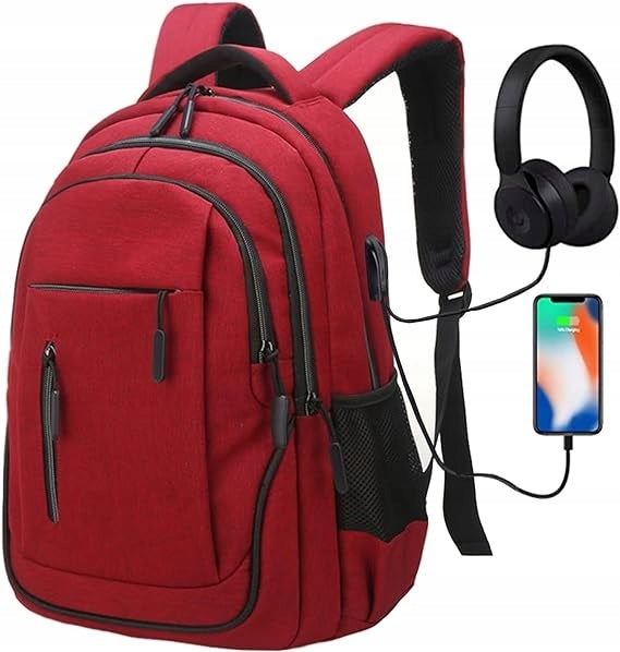 Backpack city laptop bag USB port JACK multifunctional 15,6'' (T114)