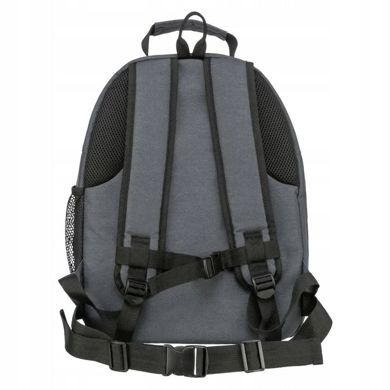Backpack dog transporter fabric Trixie grey M 34 cm x 44 cm x 26 cm Trade name Dan