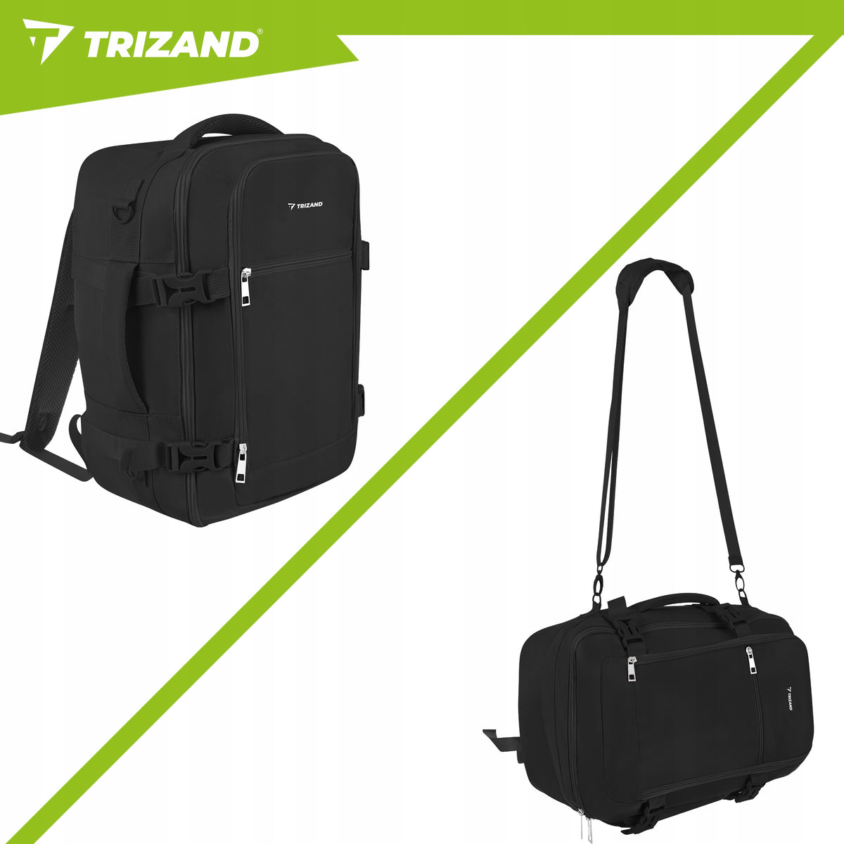 Backpack for Airplane Hand Luggage 40x20x25cm Travel Cabin Lightweight Bag Brand Trizand