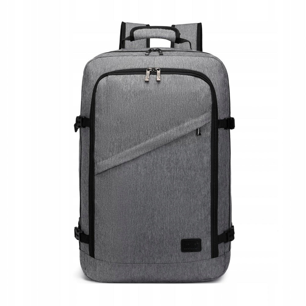 Backpack for Airplane Ryanair 55x40x20 Grey Hand Luggage Large Expander 3.0