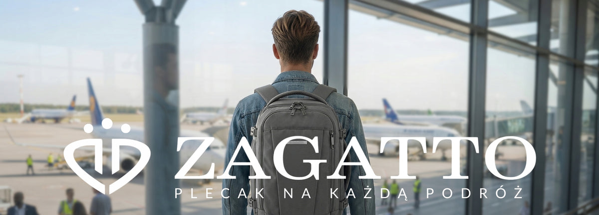 Backpack for aircraft RYANAIR 40x30x20 cabin tourist luggage ZAGATTO Packaging status original