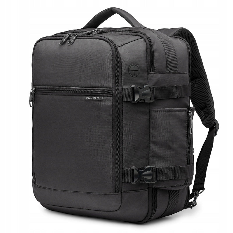 Backpack for airplane PUCCINI PM90172 black, hand luggage 40x30x20cm Packaging status original