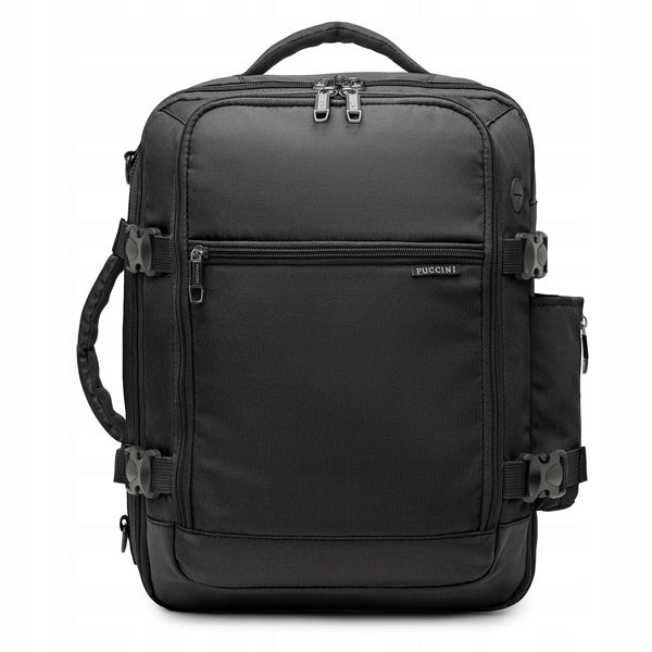 Backpack for airplane PUCCINI PM90172 black, hand luggage 40x30x20cm