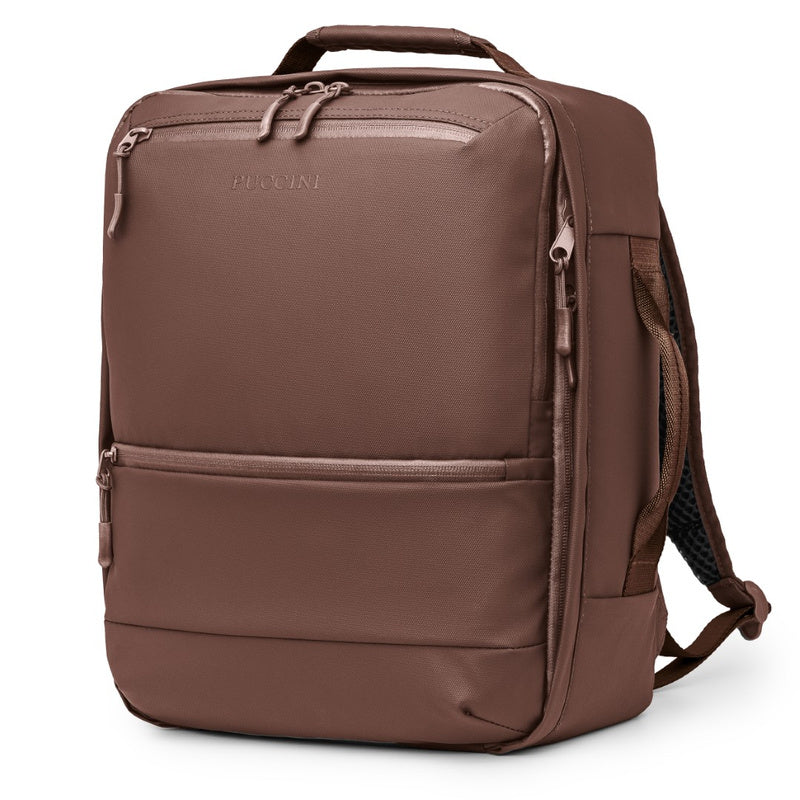 Backpack for airplane Puccini PM90361 brown hand luggage Wizzair/ Ryanair Packaging status original