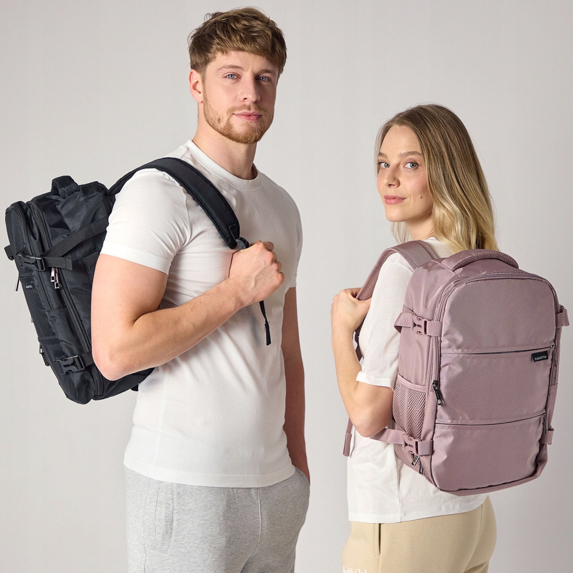 Backpack for airplane RYANAIR 40x20x25 cabin tourist luggage ZAGATTO Brand Zagatto
