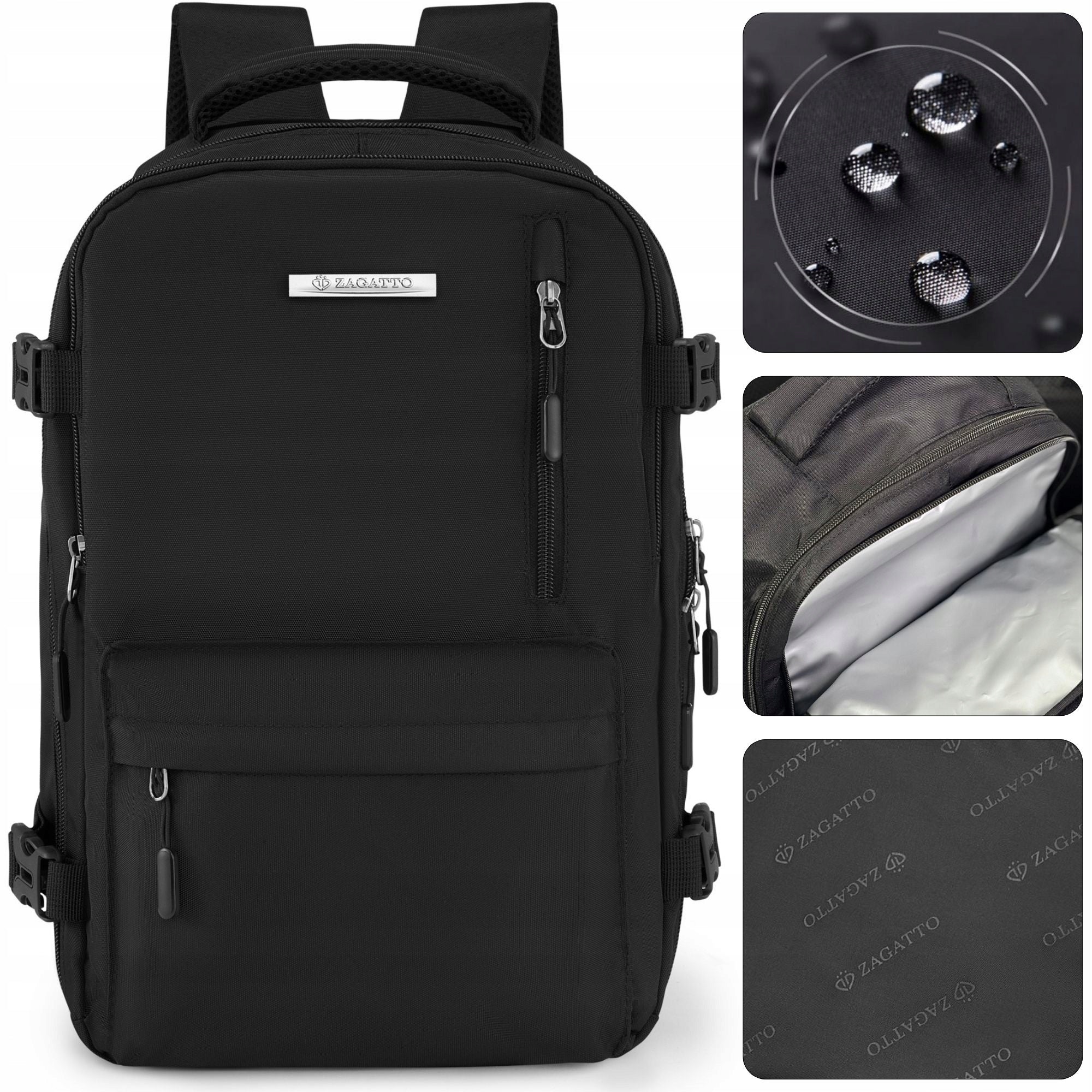 Backpack for airplane RYANAIR WIZZAIR cabin tourist luggage ZAGATTO Packaging status original