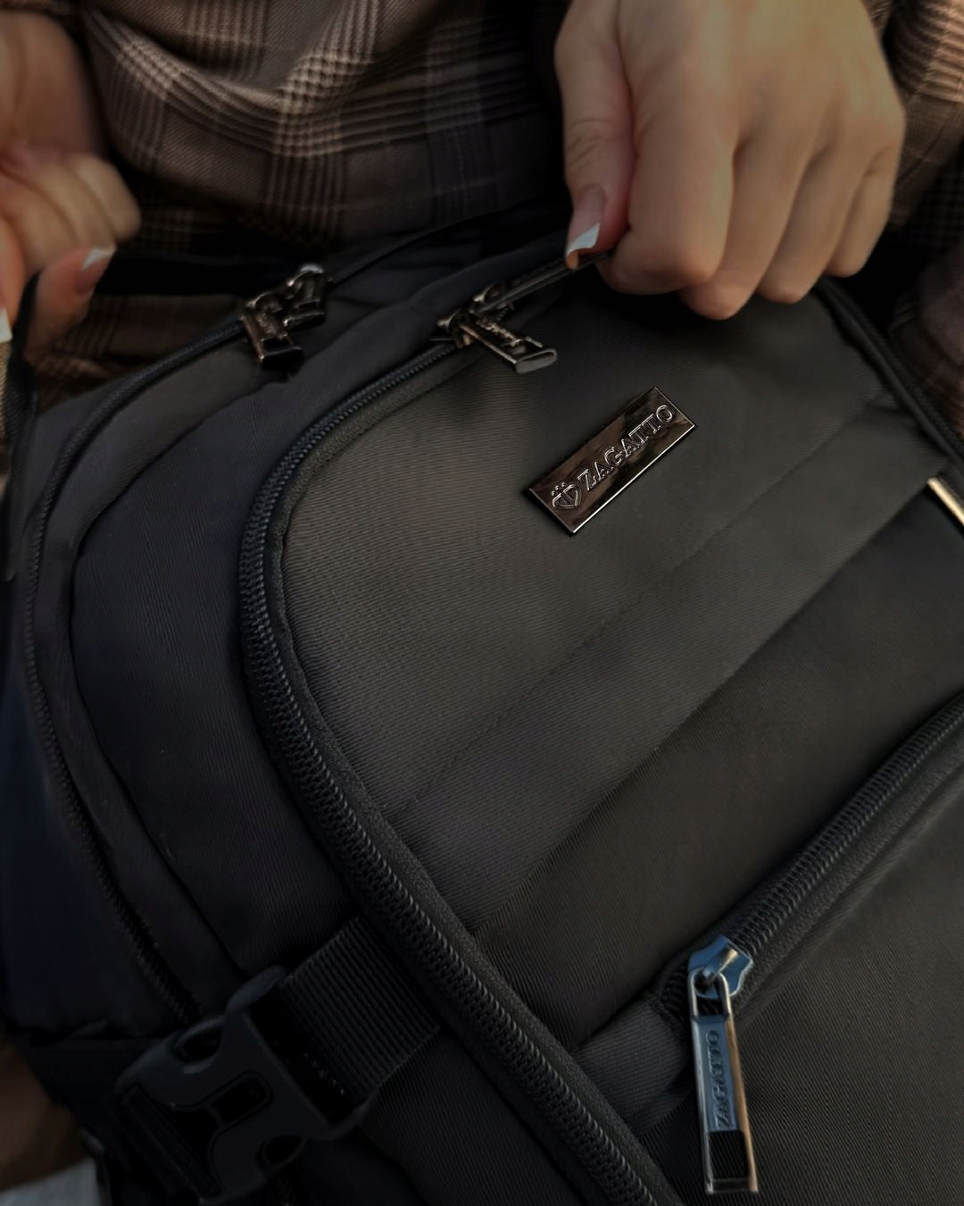 Backpack for airplane Ryanair 40x30x20 cabin tourist luggage Zagatto Brand Zagatto