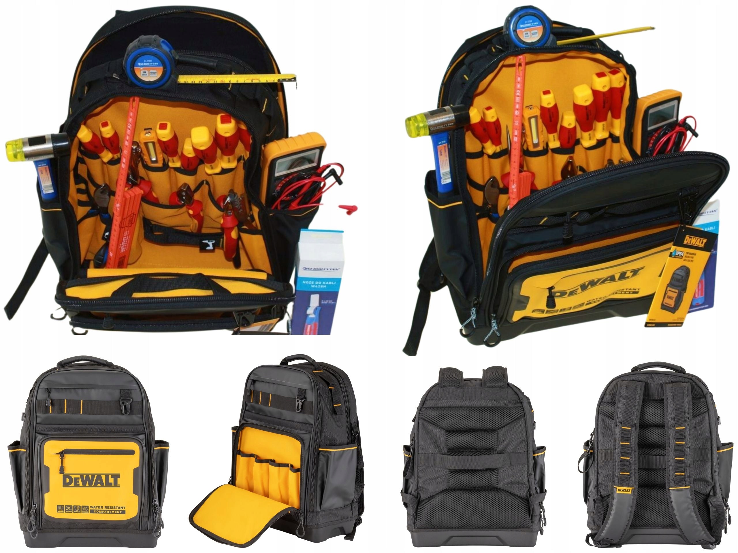 Backpack for electrician / Suitcase Dewalt Wiha Energotytan / 85 pieces