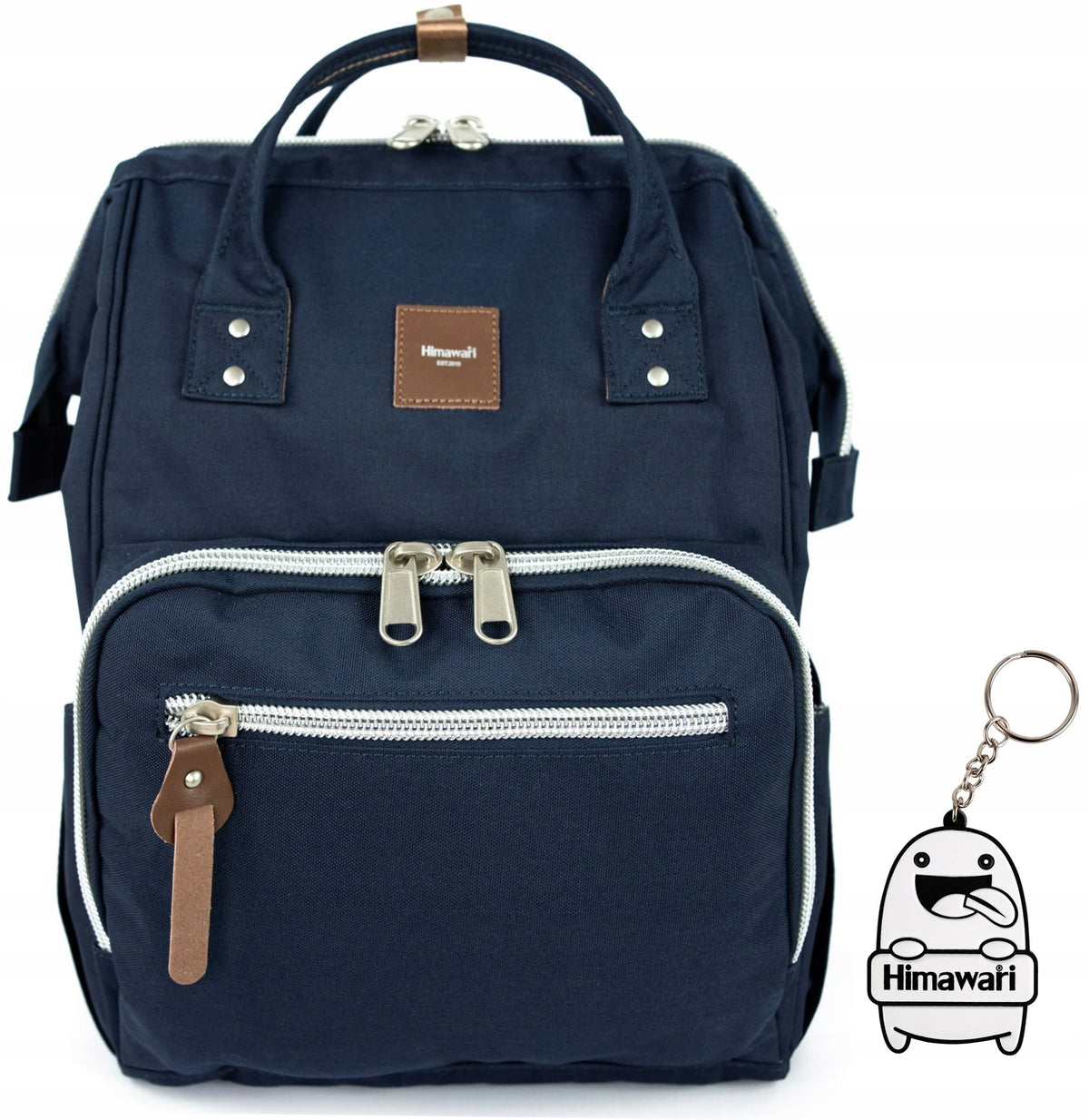 Backpack for mom Himawari Keeper - for a walk organizer hooks Navy blue