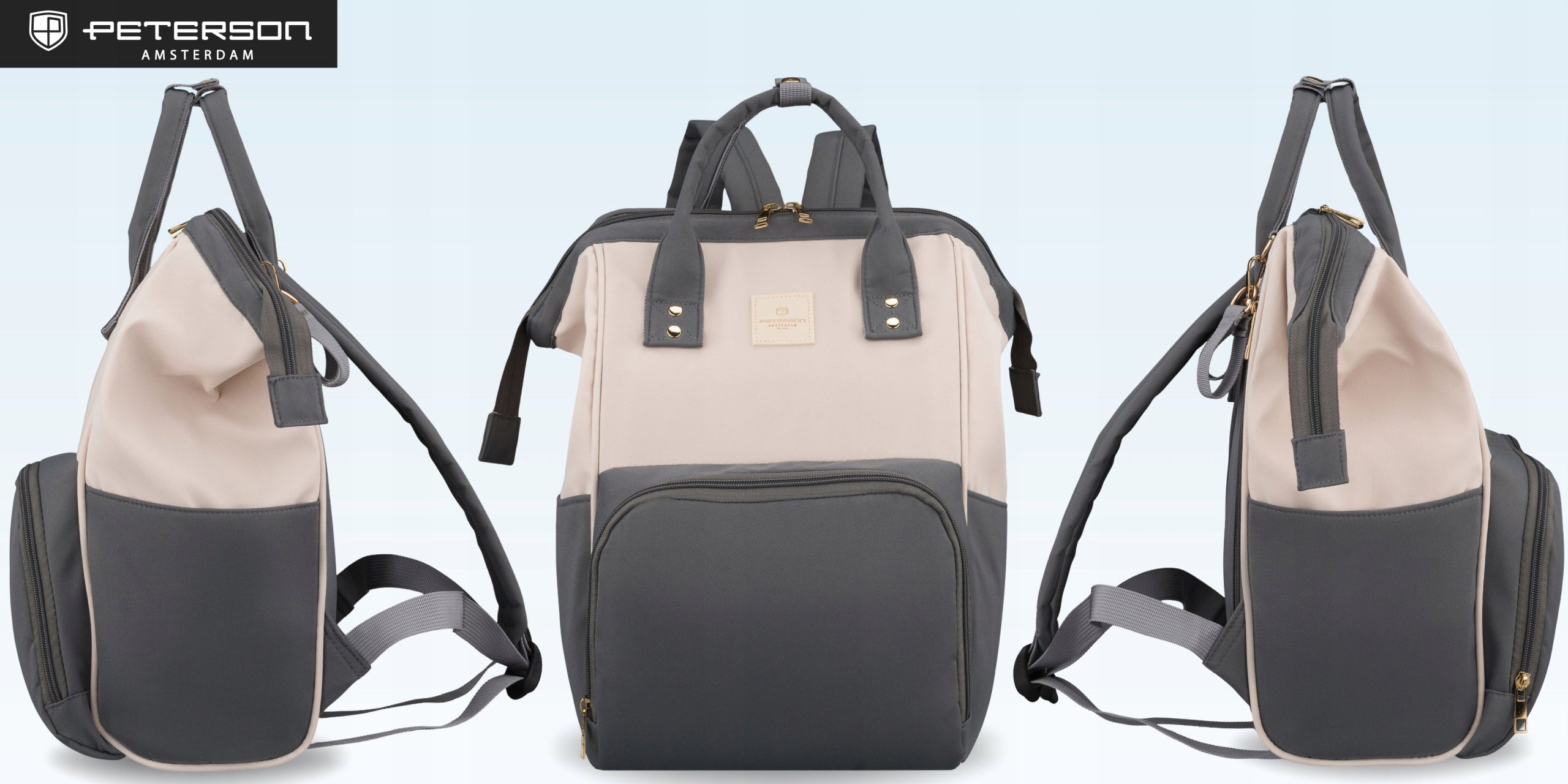 Backpack for mom to stroller organizer stroller bag mommy bag Peterson Brand Peterson