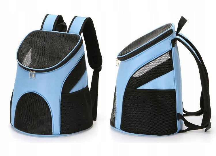 Backpack for transporting animals - cats, dogs, blue JA002 Color blue