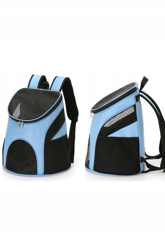 Backpack for transporting animals - cats, dogs, blue JA002
