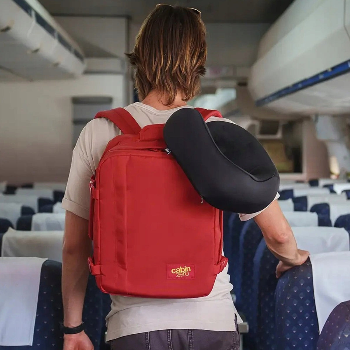 Backpack hand luggage for aircraft CabinZero 28 L CZ08 Ketchup Brand CabinZero