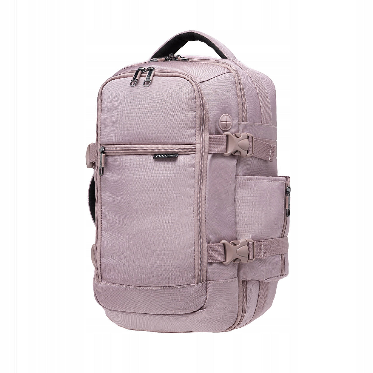 Backpack hand luggage for aircraft Puccini PM90171-3C pink