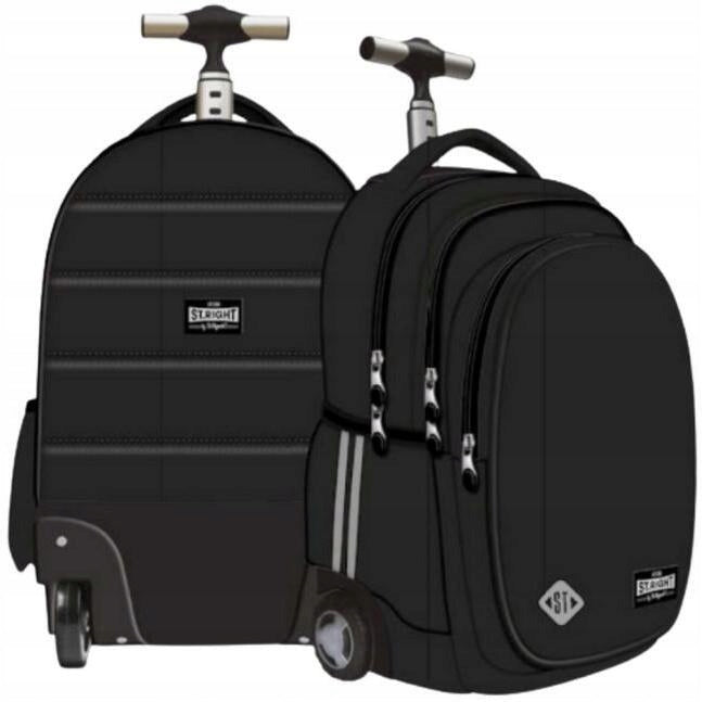 Backpack on wheels 4 compartment TB1 St.Black Vintage Manufacturer code 674679