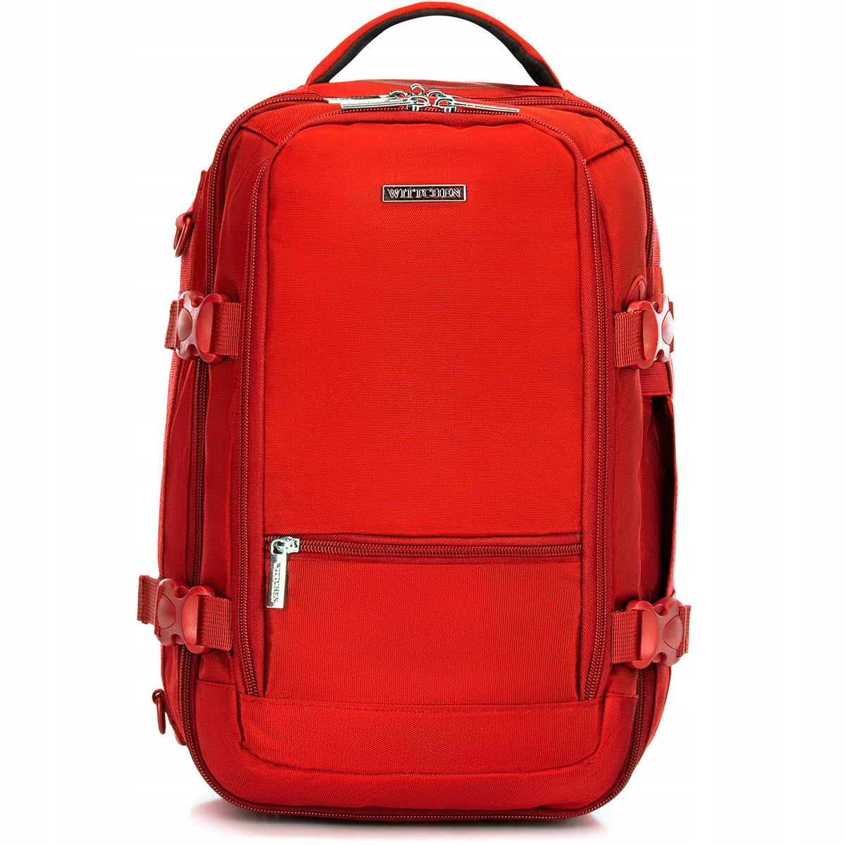 Backpack or shoulder bag multifunctional for airplane WITTCHEN red
