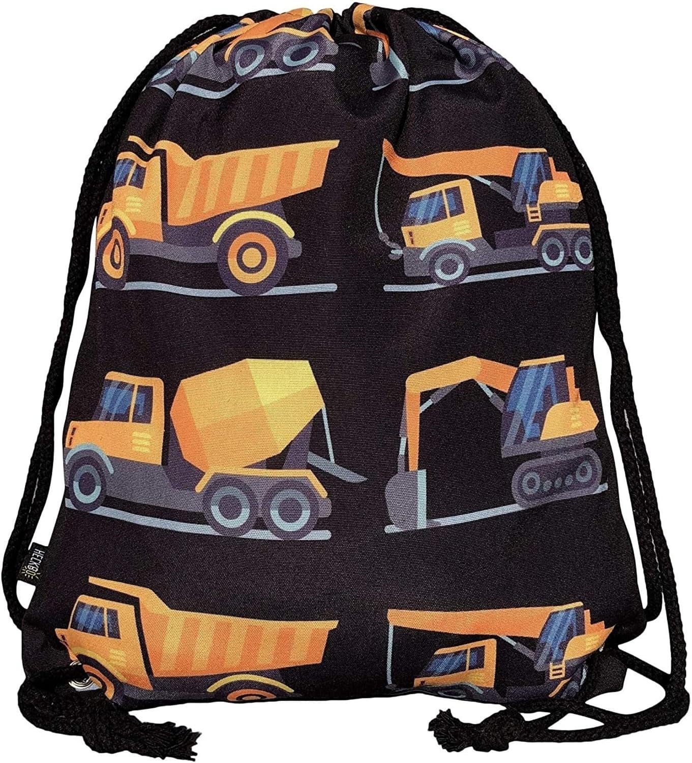 Backpack school bag construction vehicles for children 40x32 cm