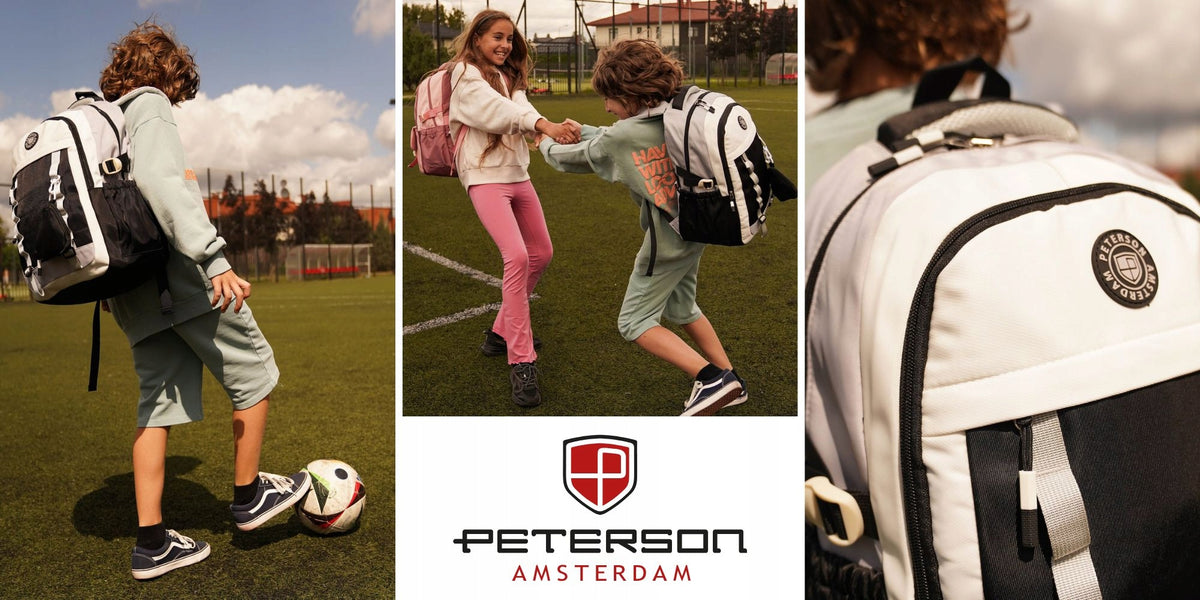 Backpack school satchel youth Peterson for school comfortable roomy Packaging status original