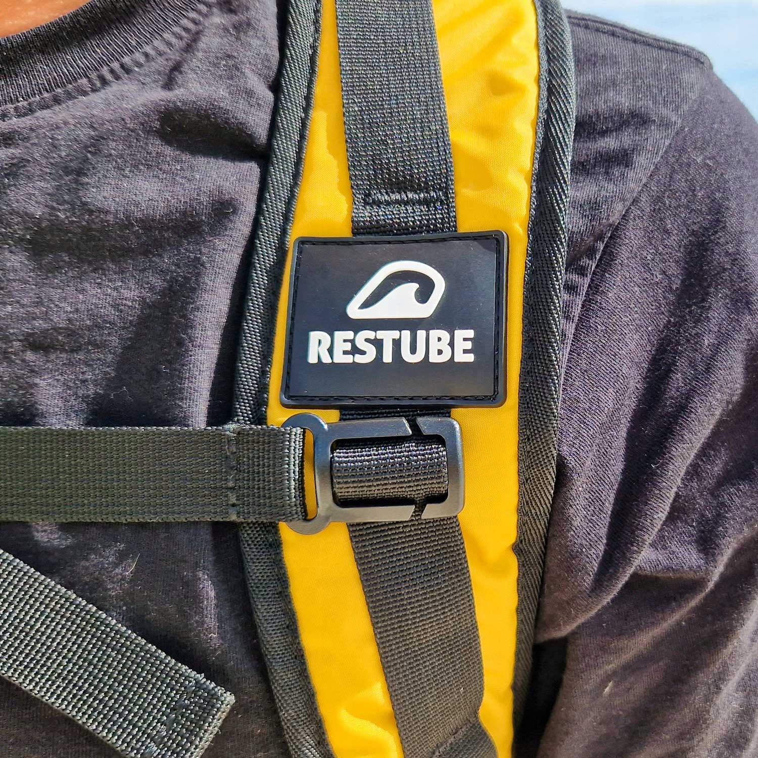 Backpack straps for buoy Restube Swim Buoy comfortable adjustable compact Length 30 cm