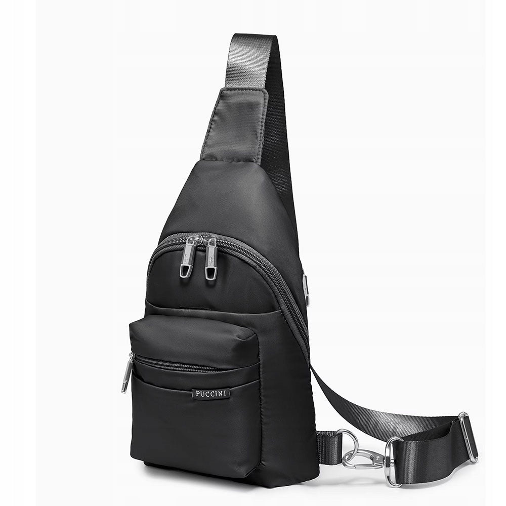 Backpack with one brace PUCCINI TM243 1 Black Brand PUCCINI