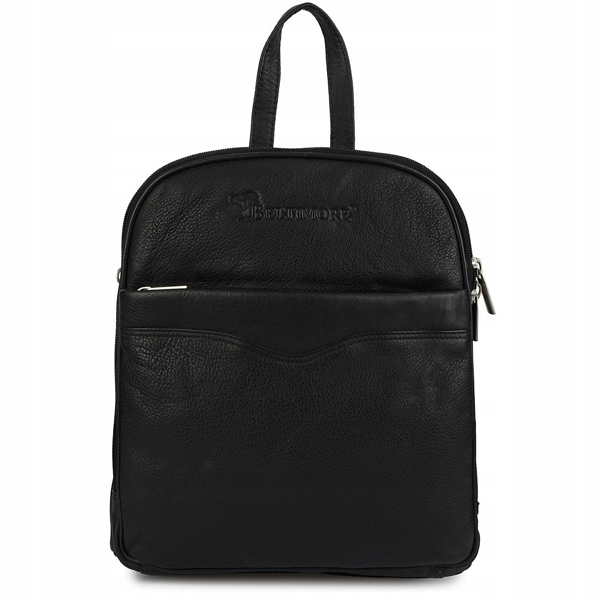 Backpack women's leather city leather genuine handbag 2in1 Beltimore
