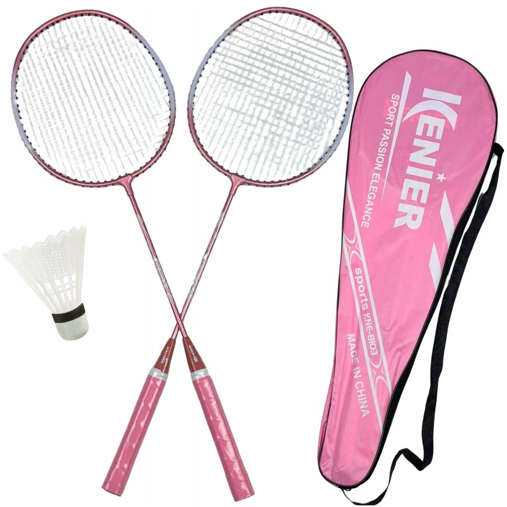 Badmington SET FOR BADMINTON PALLETS SHUTTLECOCKS SHUTTLECOCK CASE LT