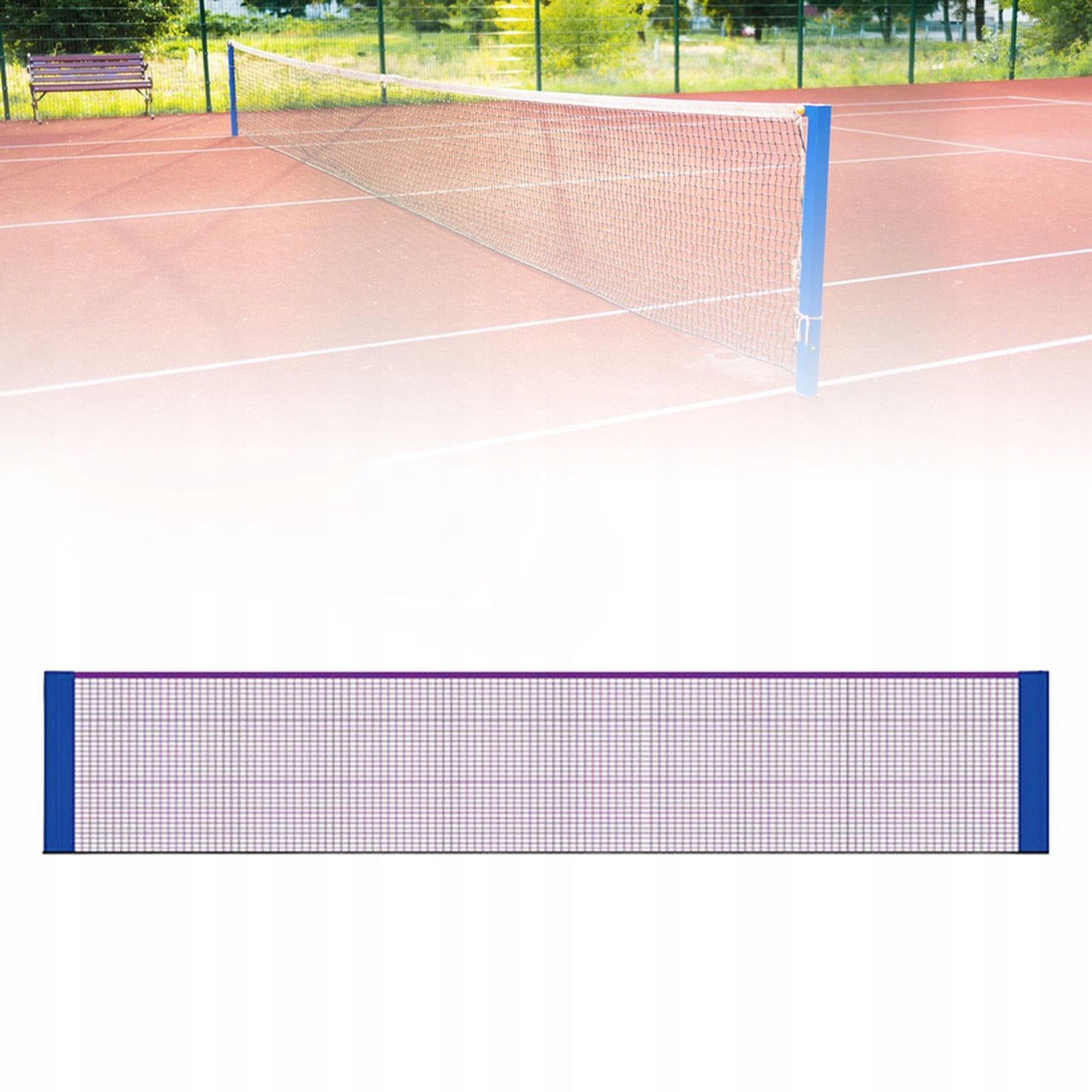Badminton Net Portable Foldable Badminton Pickleball Net Replacement 4.1m