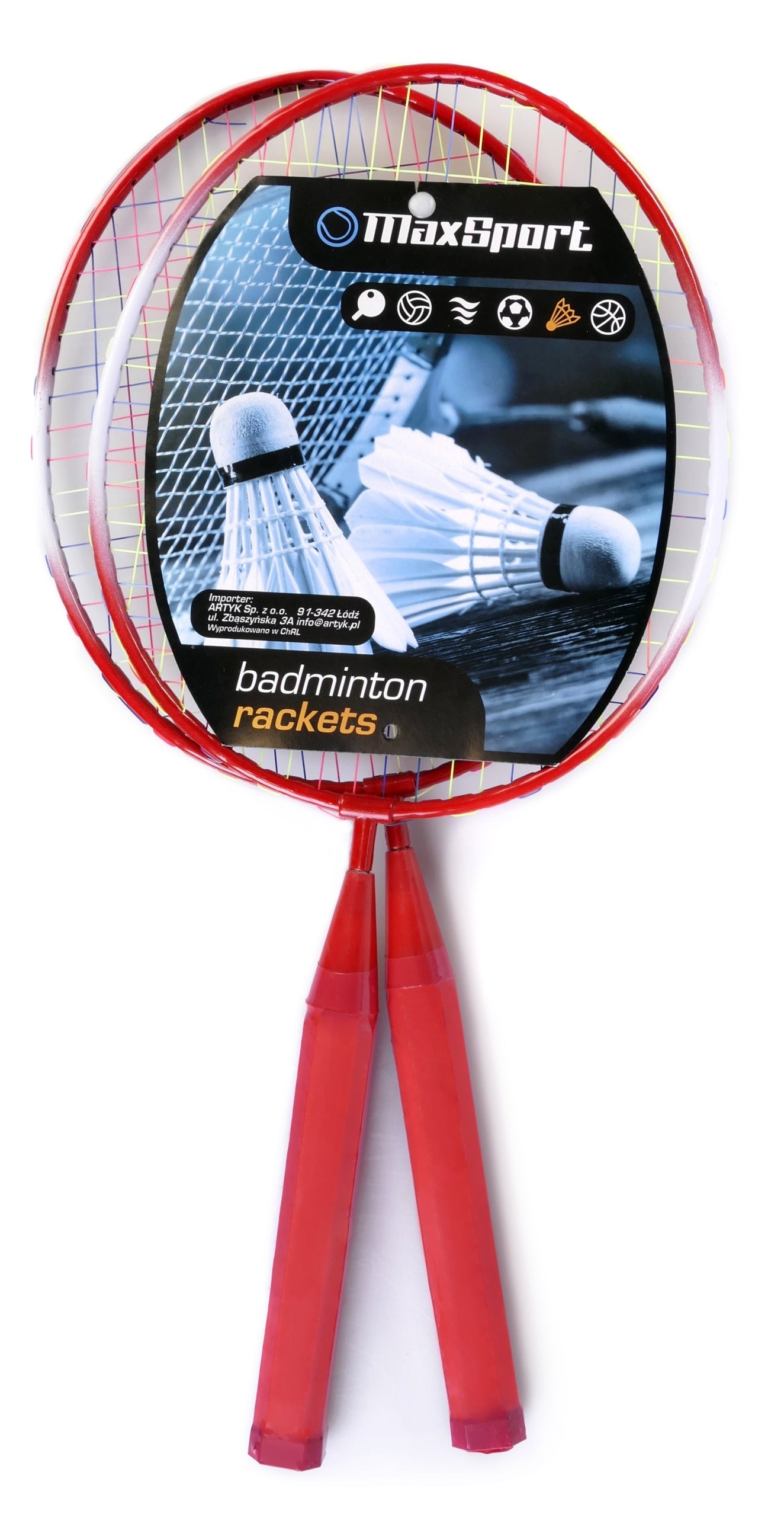 Badminton Racket Set for Kids Dart Balls MaxSport Packaging status original