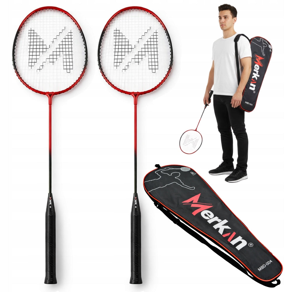 Badminton Recreational Racket Set 2 Pack In Cover