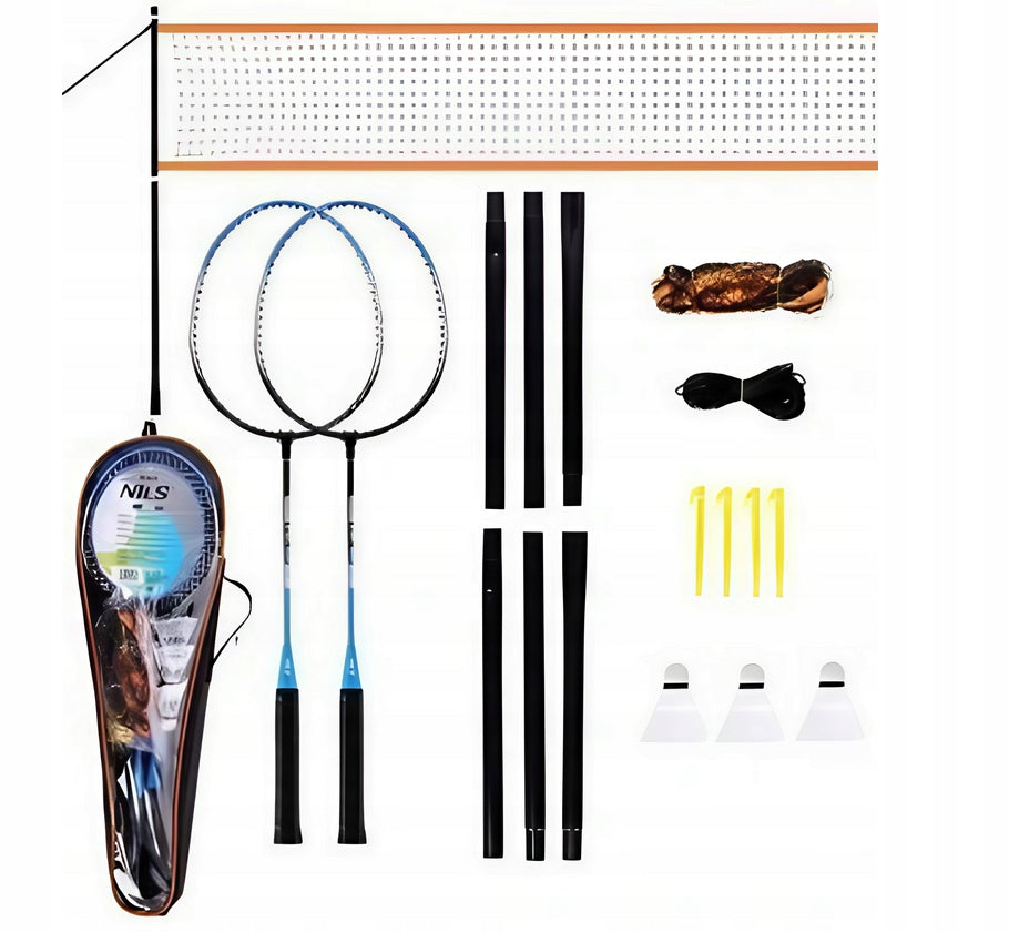 Badminton Rocket Set 7in1 Darts Pallets Mesh Cover