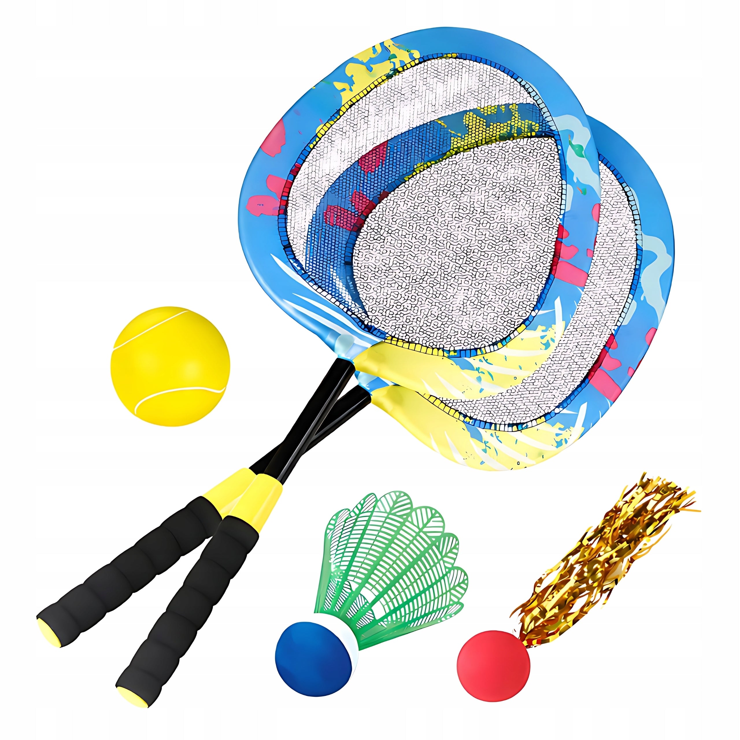 Badminton Set Tennis Rackets Ball Large Dart