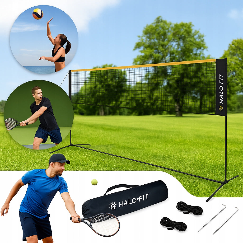 Badminton Tennis Volleyball Net 3in1 Universal Strong 3,6m Halo-Fit Manufacturer code PN-113