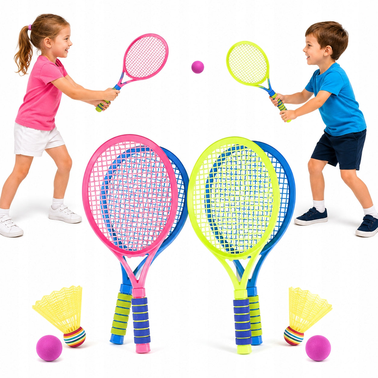 Badminton and tennis rackets for children from 3 years Sportox 50 cm
