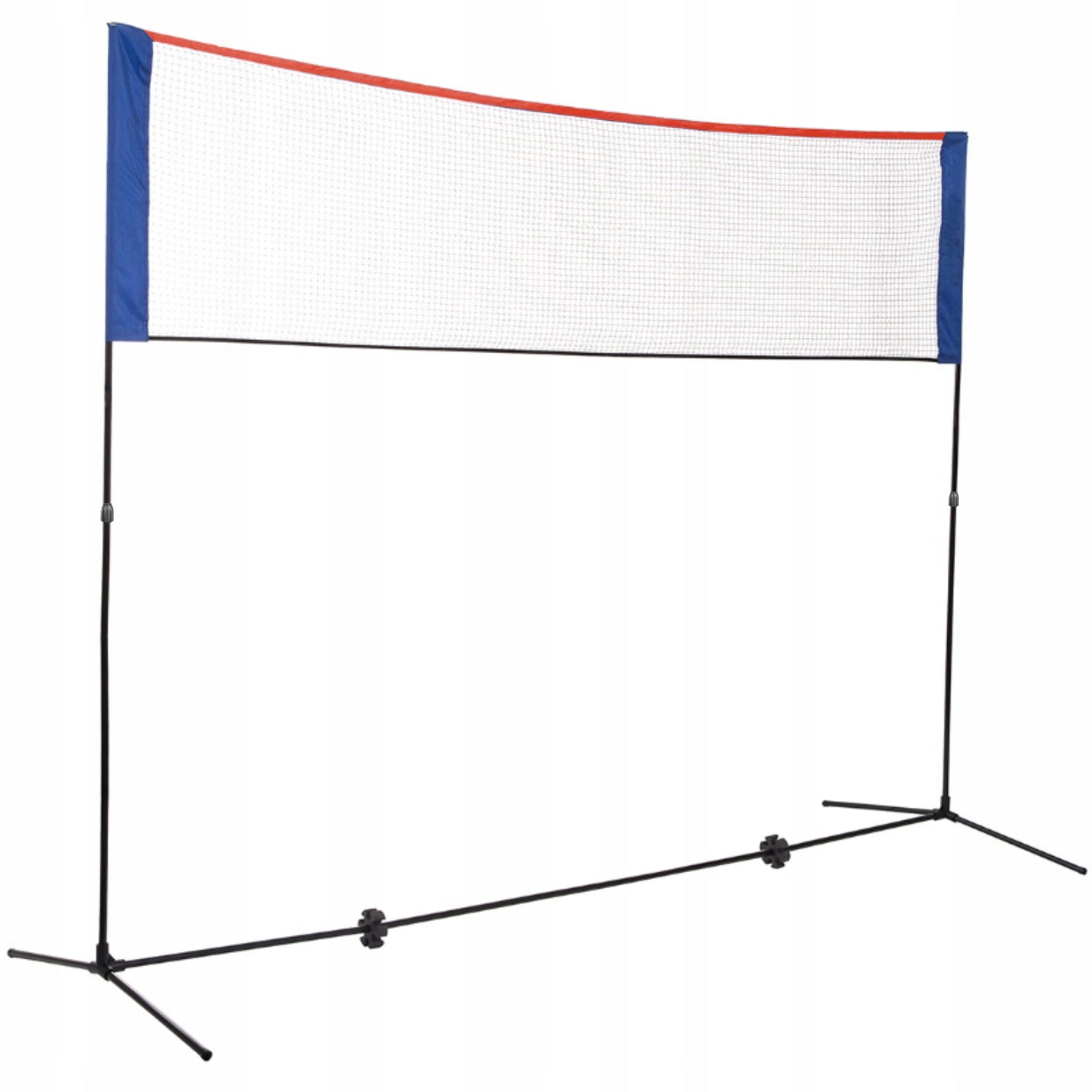 Badminton net large volleyball adjustable high folding + cover Kind mesh