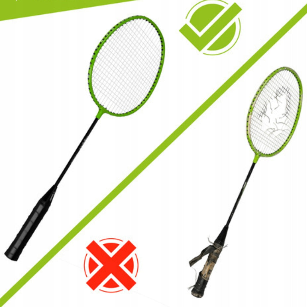 Badminton rackets 2 rackets 6 shuttlecocks + cover set BADMINTON Model Zestaw do Gry w Badmintona