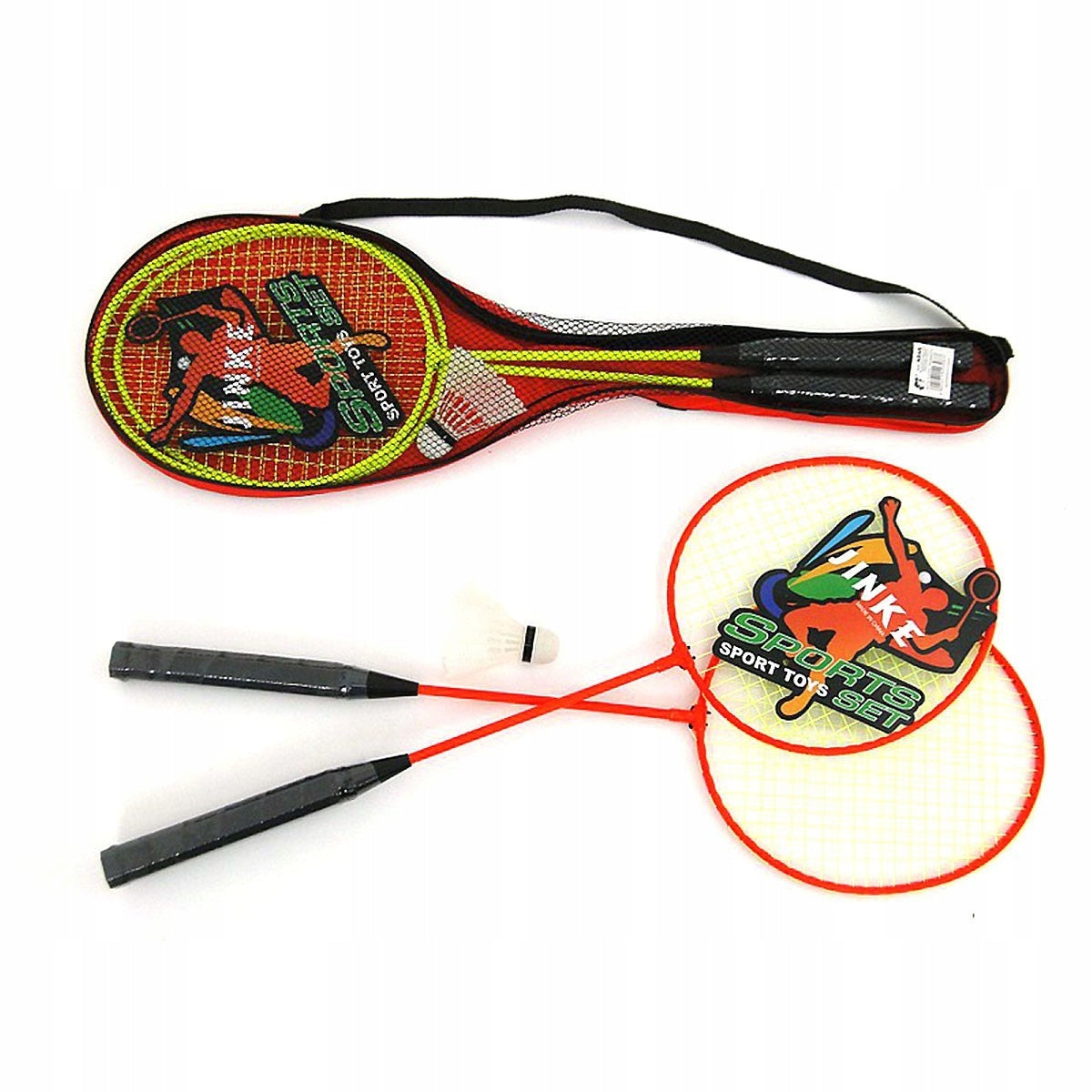 Badminton set 2 rackets + shuttlecock 670x210 mm