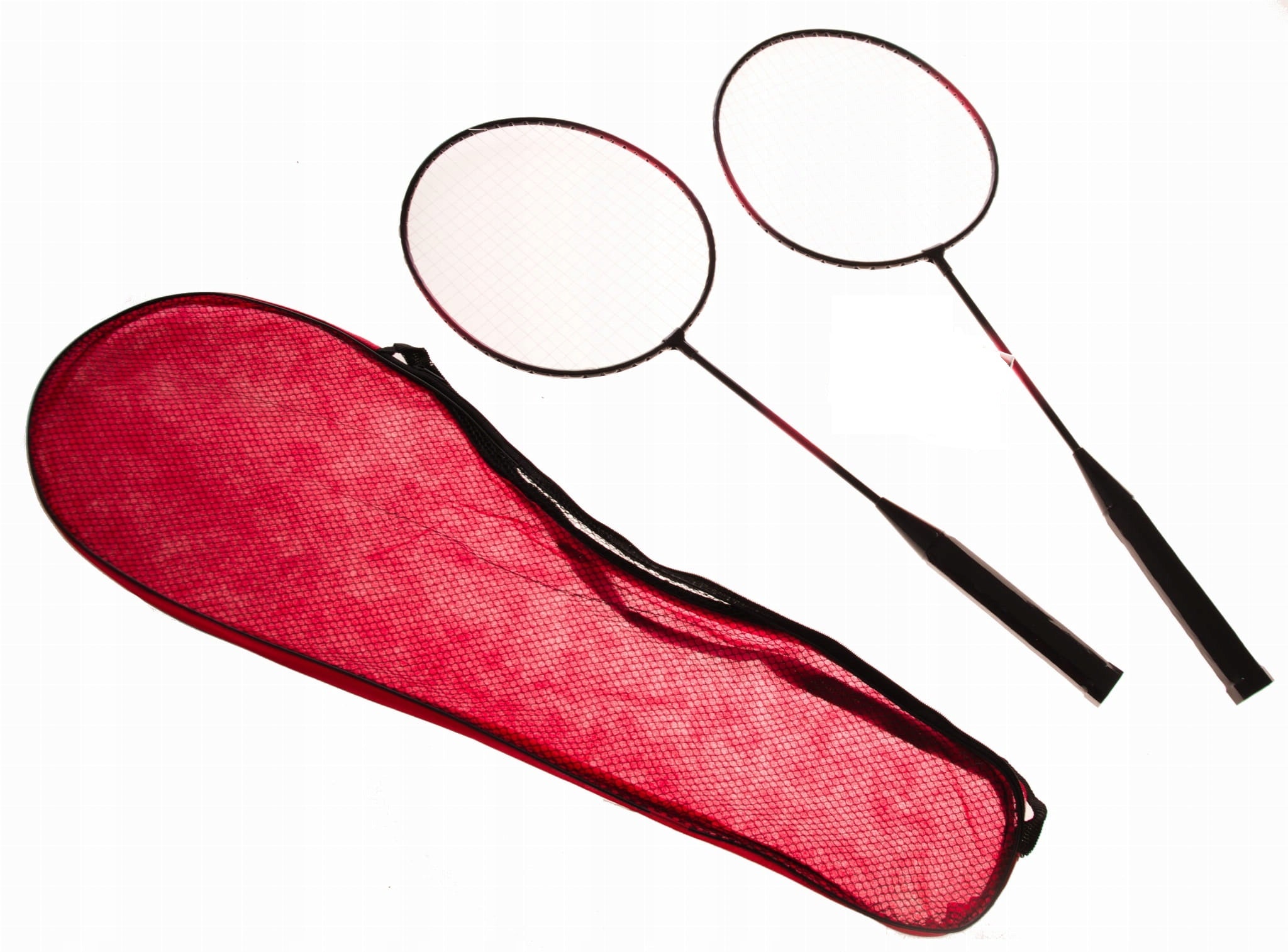 Badminton set 2 rackets + shuttlecock with cover Brand no brand