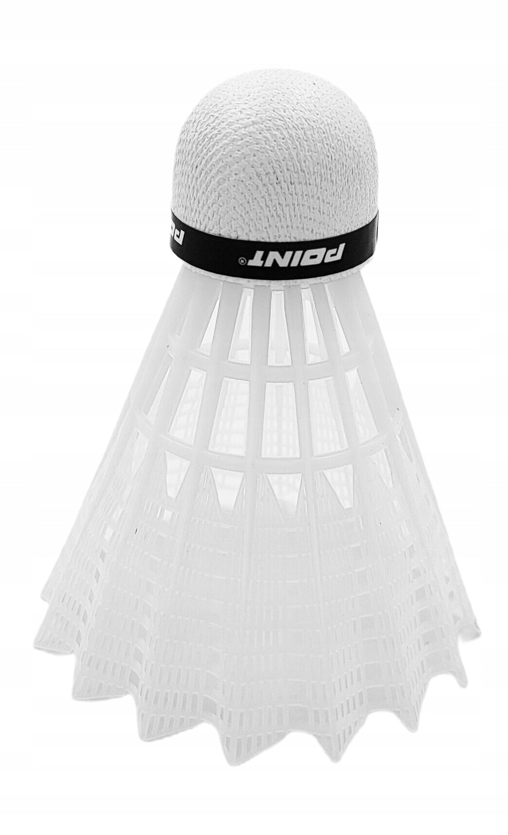 Badminton shuttlecocks POINT nylon white/green 6pcs! Manufacturer code 940029