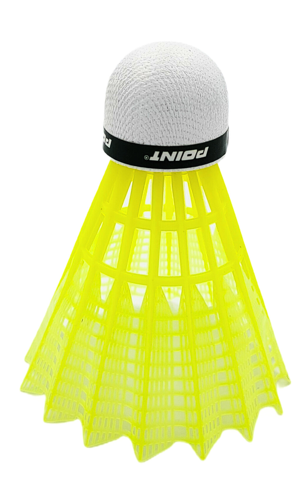 Badminton shuttlecocks POINT nylon white/green 6pcs! Packaging status original